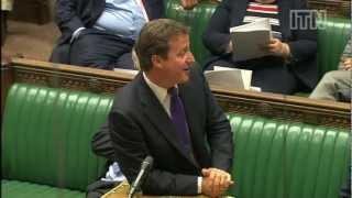 David Cameron joke gets Commons roaring with pleasure [upl. by Lucas]