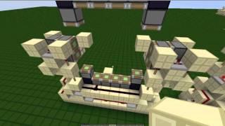 Most Compact 4x4 Piston Door v40 Minecraft Redstone Tutorial [upl. by Eichman]