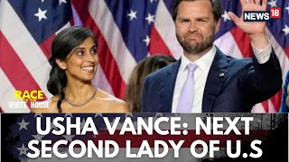 Who Is Usha Vance 1st IndianOrigin Woman Set To Become Second Lady Of US  Trump News  N18G [upl. by Jer]