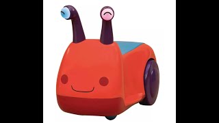 B toys Snail Ride On Buggly Wuggly Lights amp Sounds [upl. by Nohsyar727]