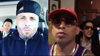 Nicky Jam improvisando y cantando acapella l Ñengo Flow y Tego grabando un trap ft Anuel AA Y mas [upl. by Ggerc470]