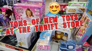 TONS OF NEW TOYS AT THE THRIFT STORE  GOODWILL HUNTING S2E18 [upl. by Lib]