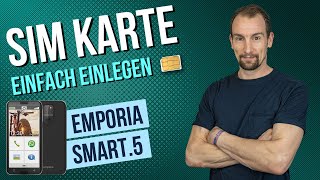 Emporia Smart5 SIMKarte einlegen Anleitung [upl. by Ecniuq]