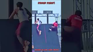 Ibang Klase ang Galing ng Pinoy proudpinoy sports obstaclecourse [upl. by Anilatak118]