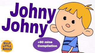 Johny Johny  Plus Lots More Nursery Rhymes 60 Minutes Compilation [upl. by Names]