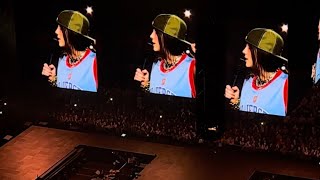 WILDFLOWER  Billie Eilish Live at Prudential Center on 10924 for Hit Me Hard amp Soft Tour [upl. by Aicenod]