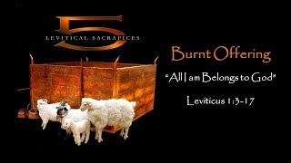 Tabernacle of Moses The Whole or Burnt Offering Leviticus 1 by Dr Terry Harman The Tabernacle Man [upl. by Ycats]