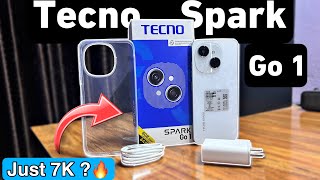 Tecno Spark Go 1 🔥 Unboxing amp Camera testb Just 7K  🤯 [upl. by Sackey577]