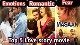 Top 5 Love story movie  Best Love story movie review love lovestory video bollywood viralvideo [upl. by Ahselrac]