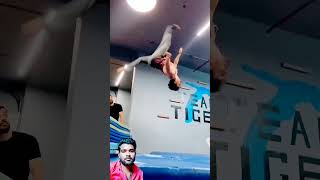 teamtigershroff tigershorff flip tigersharrof backflip parkour gymnast tigersroff stunt [upl. by Atirma198]