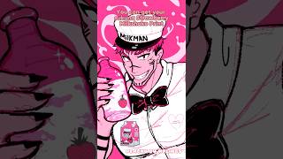 Sukunas Strawberry Milkies 🥛🍓 artist sukuna shorts jujutsukaisen speedpainting sukunaryomen [upl. by Mccreary]