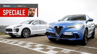 Stelvio vs Macan l’ItaliaGermania dei SUV [upl. by Retsof]