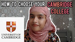 The guide to choosing your CAMBRIDGE COLLEGE [upl. by Bergess975]