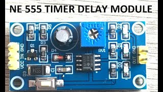 banggood NE555 delay timer module delayed OFF [upl. by Yras]