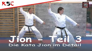 Karate Kata KSC Shotokan Karate Kata Jion im Detail Teil 3 [upl. by Htirehc]