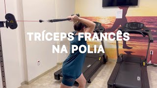 Tríceps francês na polia [upl. by Sadoc]