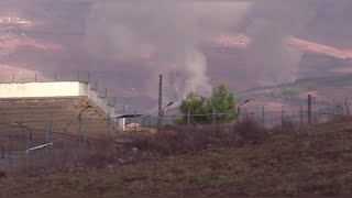 Hezbollah Israel exchange heavy fire after deadly Israeli strike  REUTERS [upl. by Schoenberg360]