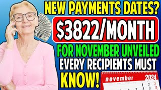 November 2024 Update New SSI SSDI amp VA Benefits for Seniors  Amounts and Payment Dates Revealed [upl. by Kriss834]