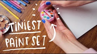 Panting with the tinest watercolour palette  Frannerd [upl. by Fenton]