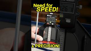 Speed amp Precise Measuring Wixey Height Gauge shorts diy wood tools [upl. by Antone926]