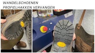 Oude wandelschoenen reparatie [upl. by Akinohs]