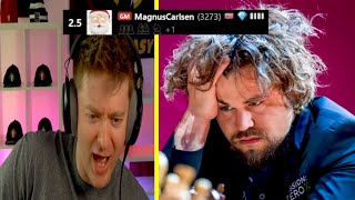 Magnus annihilates GM Aman Hambleton in 33 moves 98 accuracy [upl. by Inga]