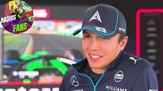 Interview Alex Albon not sure if he’ll be able to race in Melbourne after FP1 crash F1 RAdio [upl. by Kristel401]