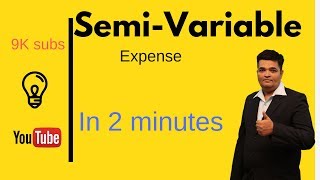 semi variable expenses [upl. by Marni569]