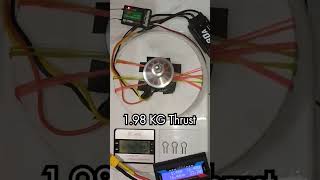 BLDC 5010 750 KV Motor Thrust Test  4s lipo Battery  Propeller Gemfan  12 X 6 bldcmotor [upl. by Annaerdna]