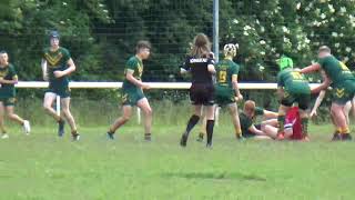 East Leeds Vs Hunslet Club Parkside Un13s 1st 22062019 [upl. by Lebam]