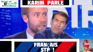 Karim parle français stp 🇫🇷🇩🇿 yoannusai embrouille insulte karimzeribi algerien bardella [upl. by Barnebas878]