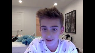 Johnny Orlando — YouNow Broadcast QampA and Updates 20022016 [upl. by Eugeniusz]