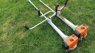 Stihl fs 450k Сравниваю с fs 450 [upl. by Rosenstein]