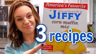 3 MORE JIFFY CORN MUFFIN RECIPES  EASY RECIPES WITH JIFFY [upl. by Salene998]