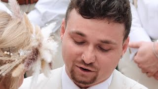 When love builds a family–Watch this stepdad’s heartfelt vows to his stepdaughter ❤️ vowstoremember [upl. by Erdnaek664]