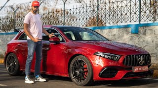 Mercedes A45 AMG Facelift  Insane Performance Crazy Handling Super Stiff  Faisal Khan [upl. by Aidyl511]