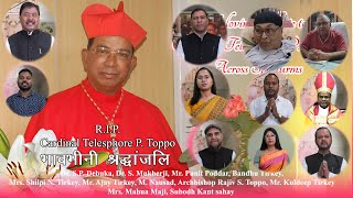 Tribute to Cardinal Telesphore P Toppo Across SpecturmsDr SP Debuka Dr Mukharjee Bandhu Tirkey [upl. by Agatha]