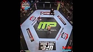 Tyron Woodley First KO Loss [upl. by Mossolb]