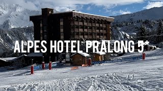 Alpes hotel Pralong 5 Courchevel 1850  hotel review [upl. by Zolner482]