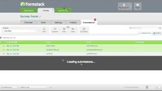 Manage amp Export Submissions  Formstack [upl. by Nitsew]