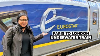 Eurostar Paris To London Underwater Train In Standard Class [upl. by Bergeman117]