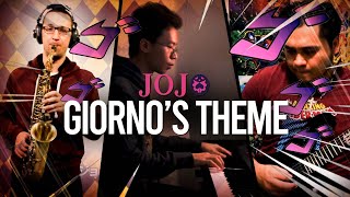 Giornos Theme  JoJos Bizarre Adventure Part 5 Golden Wind Piano EGuitar Saxophone Cover [upl. by Sucramej]