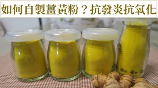 【農產加工】自製薑黃粉，薑黃粉的做法與用法 [upl. by Kilar321]