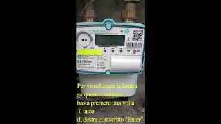 Lettura contatore gas Water Tech [upl. by Ossie]