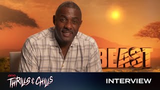 BEAST – Exclusive Interview Idris Elba Sharlto Copley Iyana Halley  AMC Theatres 2022 [upl. by Shellans]