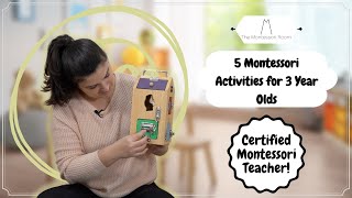 5 MustTry Montessori Activities for 3 Year Olds [upl. by Nahgeam]