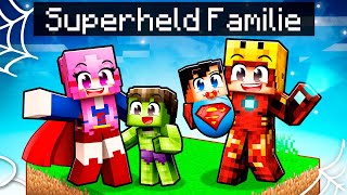 Wij Starten Een SUPERHELD Familie In Minecraft [upl. by Acir233]