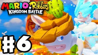 Mario  Rabbids Kingdom Battle  Gameplay Walkthrough Part 6  Blizzy amp Sandy Midboss Fight [upl. by Yecad107]