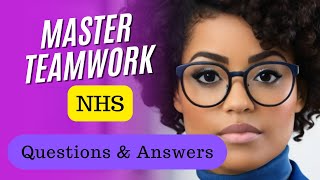 NHS Teamwork Interview Questions and Answers [upl. by Ramgad]