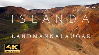 Landmannalaugar 4K  ISLANDA agosto 2024  drone  Silvia Ferroni [upl. by Kalli]